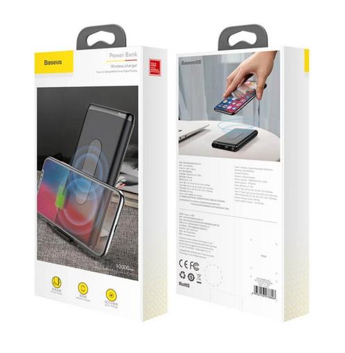 Nieuw in doos niet gebruikt Baseus - Draadloze Snellaad Powe, Telecommunicatie, Powerbanks, Nieuw, Ophalen of Verzenden