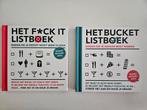 Het fuck it listboek + Het bucket listboek. Nieuwstaat, Boeken, Ophalen of Verzenden, Zo goed als nieuw