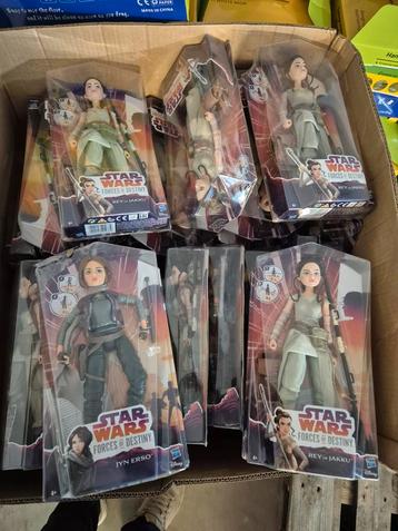 Star Wars Poppen - Rey & Jyn Erso partij ruim 500 x  beschikbaar voor biedingen