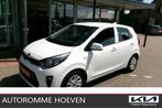 KIA Picanto 1.0 MPi DynamicLine 22.000km Org. Ned., Stof, Gebruikt, 4 stoelen, Wit