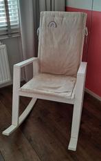 Schommelstoel, Huis en Inrichting, Stoelen, Ophalen, Wit, Zo goed als nieuw, Eén