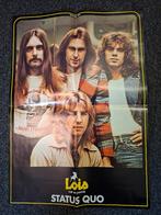 Poster Status Quo, Verzamelen, Ophalen of Verzenden, Gebruikt, A1 t/m A3, Muziek