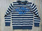 Trui donker blauw gestreept maat 104 truitje, Kinderen en Baby's, Kinderkleding | Maat 104, Ophalen of Verzenden, Zo goed als nieuw