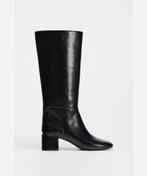 Prachtige hoge laarzen met hak zara 38 zwart NIEUW lak, Ophalen of Verzenden, Zo goed als nieuw