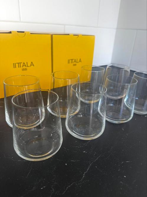 Iittalla waterglazen essence 35cl 8stuks, Antiek en Kunst, Antiek | Glas en Kristal, Ophalen of Verzenden