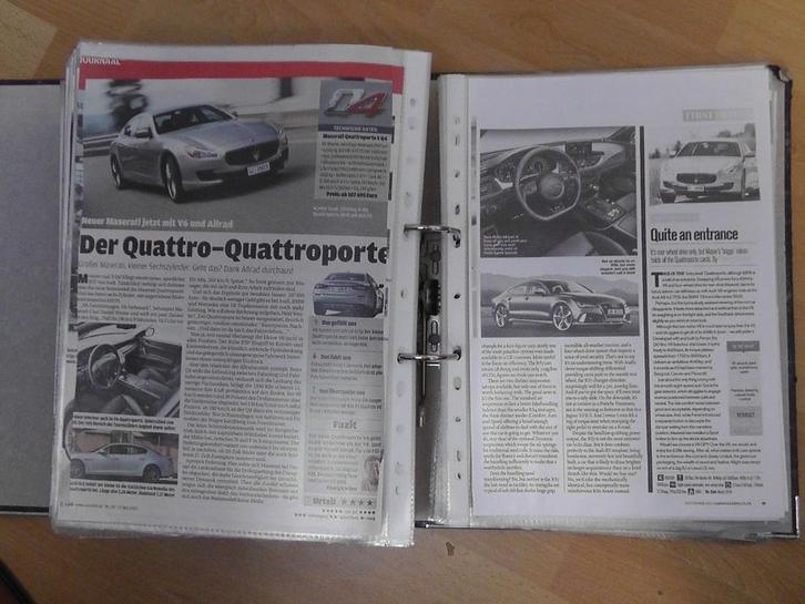 Maserati Quattroporte V6 / V8 / GTS  M156 ? 20x autotest, Boeken, Auto's | Folders en Tijdschriften, Gelezen, Ophalen