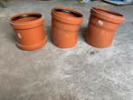 Pvc hulpstukken 250mm 1xmof en 2x15 graden, Ophalen, Bochten, Pvc, Zo goed als nieuw
