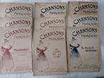9 x bladmuziek Chansons FRANCAISES 1915 T.A.V.E.N.U., Ophalen of Verzenden, Gebruikt, Artiest of Componist, Klassiek