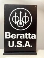 Beratta U.S.A. metalen reclamebord (Old Look), Reclamebord, Nieuw, Ophalen of Verzenden, Pand50
