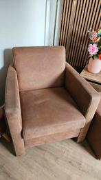 Fauteuil met hocker, Huis en Inrichting, Ophalen, Gebruikt, 75 tot 100 cm, 50 tot 75 cm