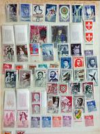 Frankrijk & Japan 1950–1970 – 2 bladen postzegels, Verzenden, Gestempeld, Oost-Azië