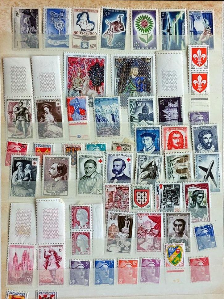 Frankrijk & Japan 1950–1970 – 2 bladen postzegels, Postzegels en Munten, Postzegels | Azië, Gestempeld, Oost-Azië, Verzenden