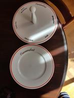 Kaasset plateau en 12 kaasborden 29 cm en 26 cm doorsnede, Ophalen of Verzenden