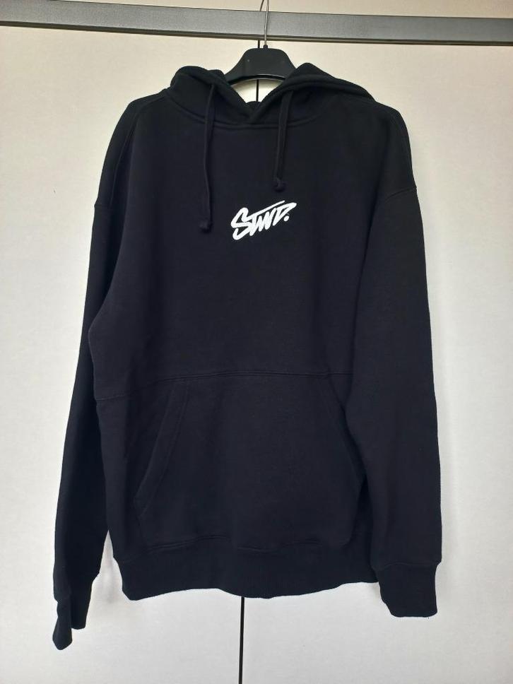 Pull&Bear - Hoodie - Zwart, maat M, Kleding | Heren, Truien en Vesten, Zo goed als nieuw, Maat 48/50 (M), Zwart, Ophalen of Verzenden