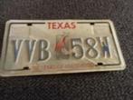 Kentekenplaat licenseplate Texas 150 Years of Statehood USA, Verzenden, Gebruikt, Auto's