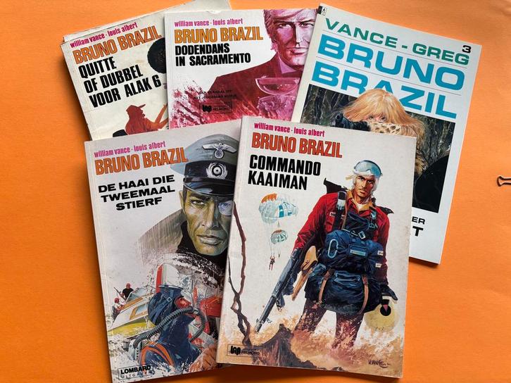 Bruno Brazil Stripboeken Collectie, Boeken, Stripboeken, Gelezen, Meerdere stripboeken, Ophalen of Verzenden