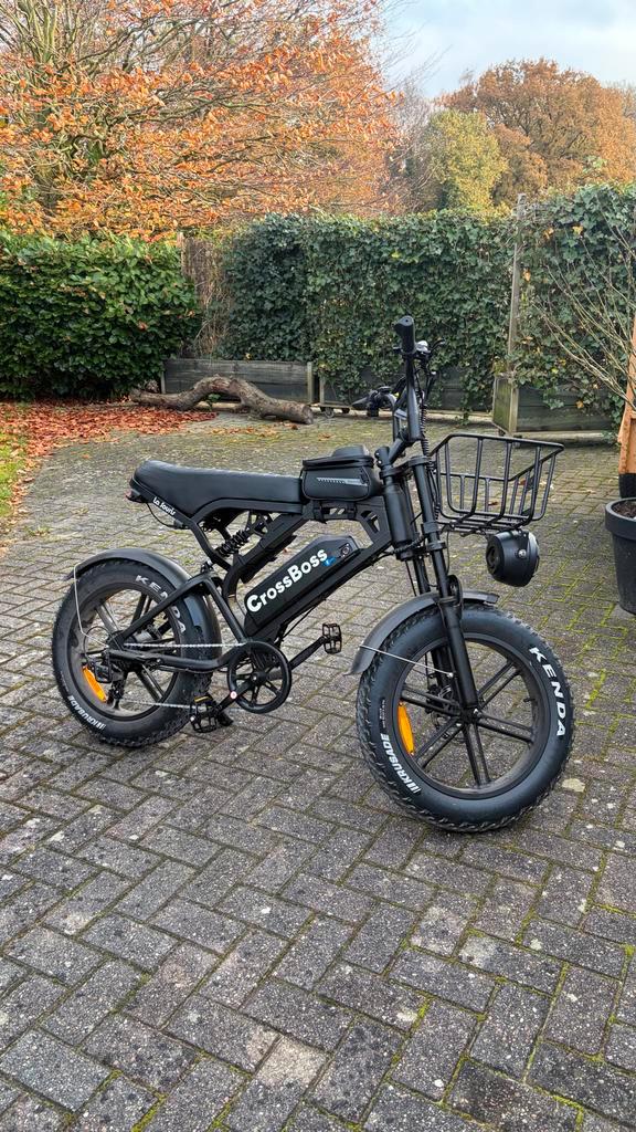 La Souris Fatbike met Mand, Fietsen en Brommers, Elektrische fietsen, Gebruikt, Overige merken, Minder dan 47 cm, 30 tot 50 km per accu