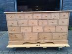 Oud grenen ladekast mooi smal 22 lades, Huis en Inrichting, RoDeKo Volendam, R.kooij65@gmail.com, Gebruikt, 5 laden of meer