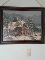 Geborduurd schilderij., Huis en Inrichting, Woonaccessoires | Schilderijen, Tekeningen en Foto's, Ophalen of Verzenden, Zo goed als nieuw
