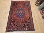 Vintage handgeknoopt perzisch tapijt bidjar 163x109, Info@SlatsAntiek.nl, 100 tot 150 cm, Perzisch, Ophalen of Verzenden