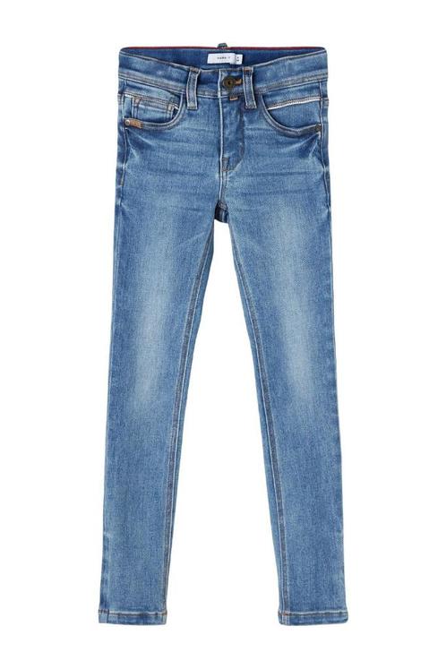 Name-It slimfit jeans maat 140, Kinderen en Baby's, Kinderkleding | Maat 140, Zo goed als nieuw, Jongen, Broek, Verzenden