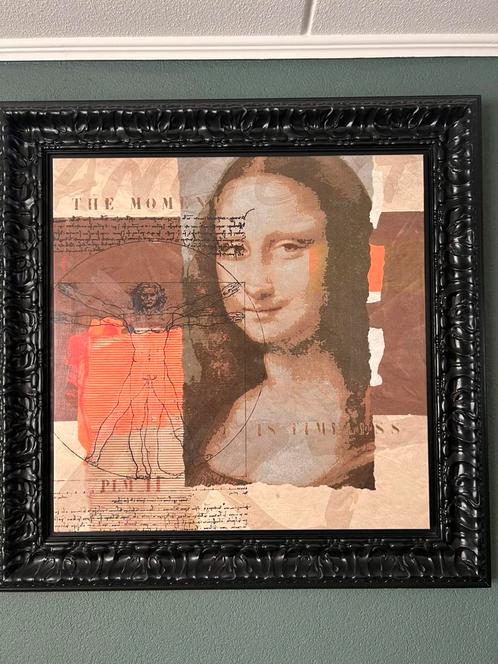 Zwarte Houten Lijst, Antiek en Kunst, Kunst | Beelden en Houtsnijwerken, Ophalen