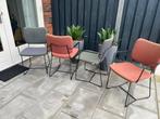 Bert plantagie Kiko Eetkamerstoelen 4x, Huis en Inrichting, Ophalen, Leer, Zo goed als nieuw, Vier