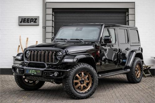 Jeep Wrangler 4xe Sahara - 20" KMC velgenset - Jeepz Edition, Auto's, Jeep, Bedrijf, Te koop, Wrangler, 4x4, ABS, Achteruitrijcamera