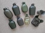 Verzameling veldflessen leger drink fles, Verzamelen, Militaria | Algemeen, Verzenden
