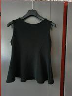 Zwarte peplum top Atmosphere – maat M, Maat 38/40 (M), Zwart, Ophalen of Verzenden, Zo goed als nieuw