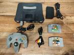 Nintendo 64 + Controller + Super Mario 64 + V Rally 99, Ophalen, Gebruikt, Met 1 controller, Met games