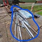 Metaal. Oude metalen. Aluminium, Ophalen, Gebruikt, Aluminium