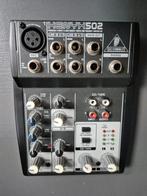 Behringer XENYX 502 Mixer - Compact en Krachtig!, Muziek en Instrumenten, Ophalen, Zo goed als nieuw, Minder dan 5 kanalen, Microfooningang