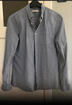Blouse heren maat M blauw en wit gestreept, Ophalen of Verzenden, Zo goed als nieuw, Blauw