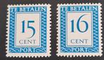 Nederland 1947-1958 - nvph P91-P92 - Portzegels, Postzegels en Munten, Postzegels | Nederland, Ophalen of Verzenden, Na 1940, Postfris
