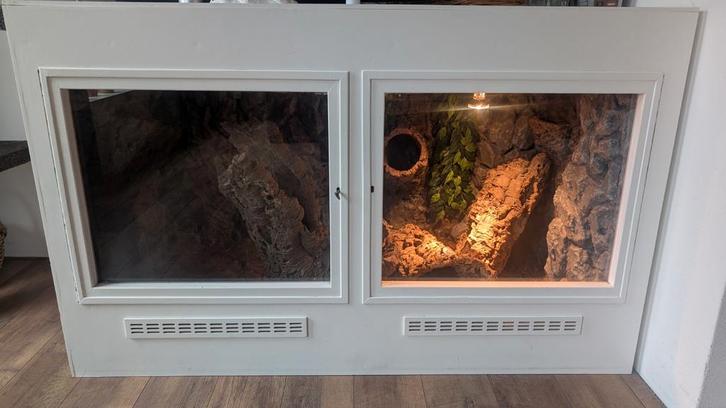 Terrarium 162x82x101,5, Dieren en Toebehoren, Reptielen en Amfibieën | Toebehoren, Gebruikt, Ophalen