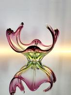Murano vintage meerkleurige schaal, Antiek en Kunst, Antiek | Glas en Kristal, Ophalen of Verzenden