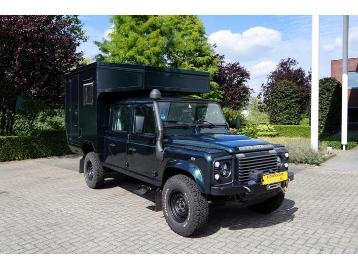 Landrover Defender 130 voor Overland avontuur/ nieuwstaat!, Caravans en Kamperen, Campers, Bedrijf, tot en met 2, Half-integraal