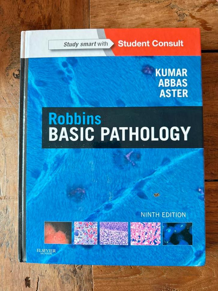 Robbins basic pathology 9th edition - Kumar Abbas Aster, Boeken, Informatica en Computer, Zo goed als nieuw, Ophalen of Verzenden