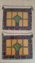 Glas in lood raampjes - set van 2, Ophalen of Verzenden
