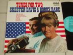 LP Skeeter Davis & Bobby Bare - Tunes for two, Cd's en Dvd's, Vinyl | Country en Western, Gebruikt, Verzenden