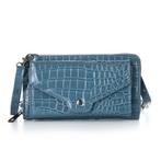 Portemonnee/clutch  snake - Blauw, Sieraden, Tassen en Uiterlijk, Portemonnees, De nes, Info@medase.nl, Blauw, Medase