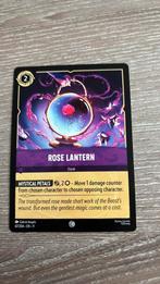 Disney Lorcana Rose Lantern belle&beast 67-204 9FAB nonfoil, Ophalen of Verzenden, Zo goed als nieuw, Losse kaart