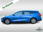 Ford FOCUS Wagon 1.0 EcoBoost Titanium X Business (126 PK) 1, Stof, Gebruikt, Adaptive Cruise Control, Blauw