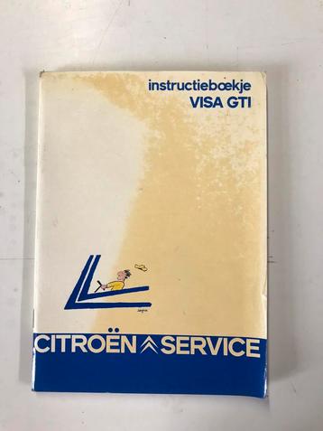 CITROËN VISA GTI - Instructieboekje - Nederlandstalig 