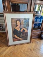 Modigliani Print in Zware Houten Lijst, Ophalen