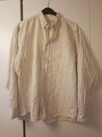 Wit gestreept Van Gils overhemd - maat 42,5 ***zgan***, Kleding | Heren, Overhemden, Wit, Zo goed als nieuw, Halswijdte 41/42 (L)
