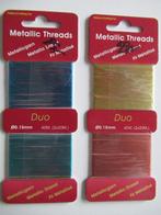 Kaarten met metallic borduurgaren, Ophalen, Nieuw, Handborduren, Borduurgaren of Zijde