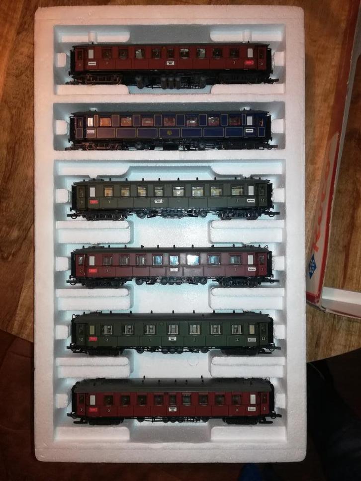 Roco H0. DB Württemberger wagonset. Tijdperk I. Art. 44006., Hobby en Vrije tijd, Modeltreinen | H0, Gebruikt, Treinset, Gelijkstroom