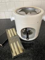 Fondueset met 3 fondueborden en vorkjes, Ophalen of Verzenden, Gebruikt, Brander, Fondueset
